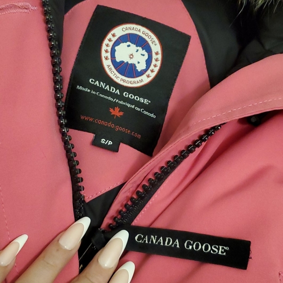 Excellent Rare Pink Canada Goose Chilliwack Bomber - Picture 4 of 9